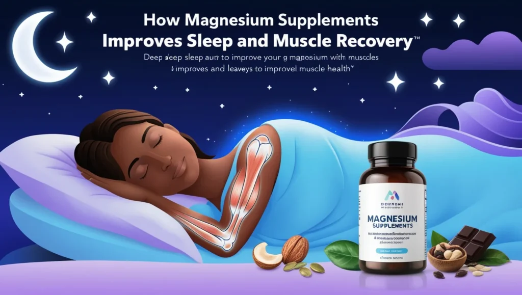 magnesium for sleep, muscle recovery supplements, magnesium benefits