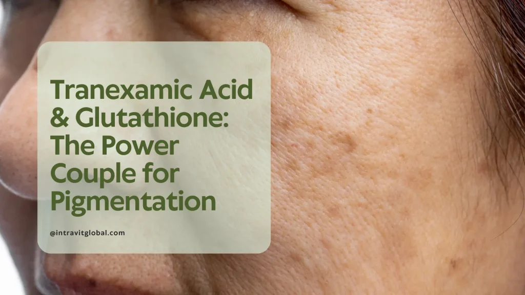 Tranexamic acid and glutathione