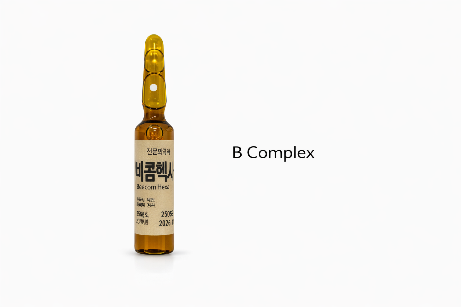 Beecom Hexa Vitamin B Complex (2ml Ampoules) IV/IM to Elevate Your Energy, Recovery & Vitality - Image 2